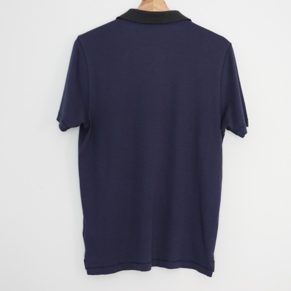 Harry Rosen Dark Blue Polo Shirt 100% Cotton Size S - Picture 5 of 6